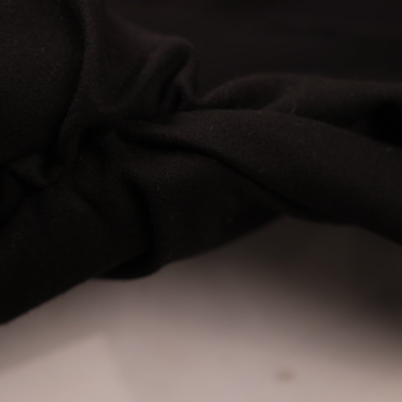 Vidéo: Velours de laine vierge & cachemire double face - Noir