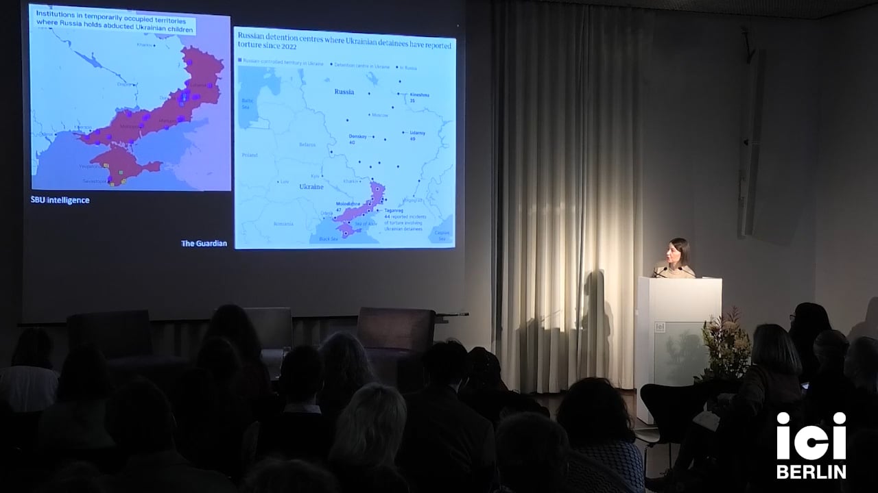 Talk by Svitlana Matviyenko