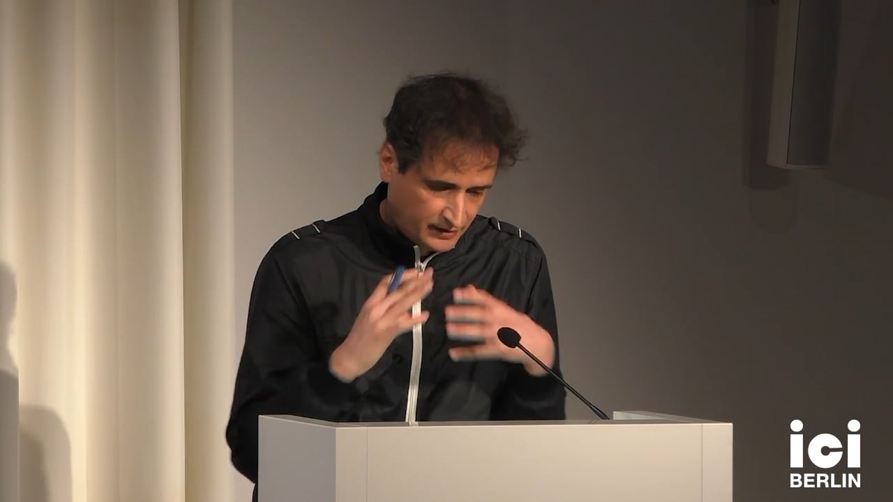 Talk by Raúl Sánchez Cedillo