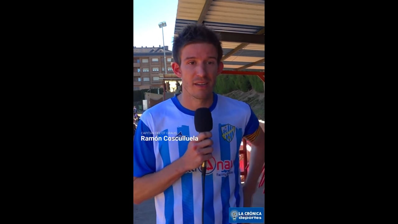 RAMÓN COSCULLUELA Y EDU (Jugador y Entrenador Graus) CD Graus 3-2 UD Benabarre / Jor. 4 - 2ª Regional Gr 2-2 / Fuente: Graus TV
