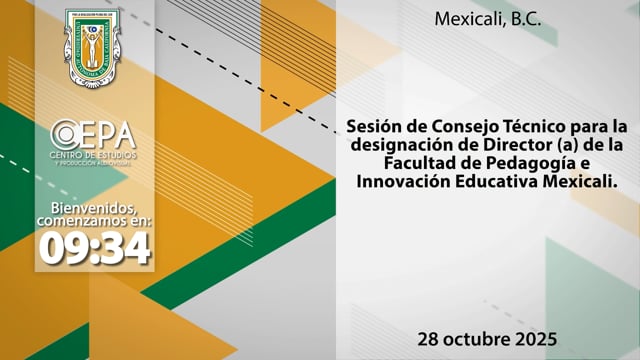 Presentación de Terna de aspirantes a Director(a) de la Facultad de Pedagogía e Innovación Educativa