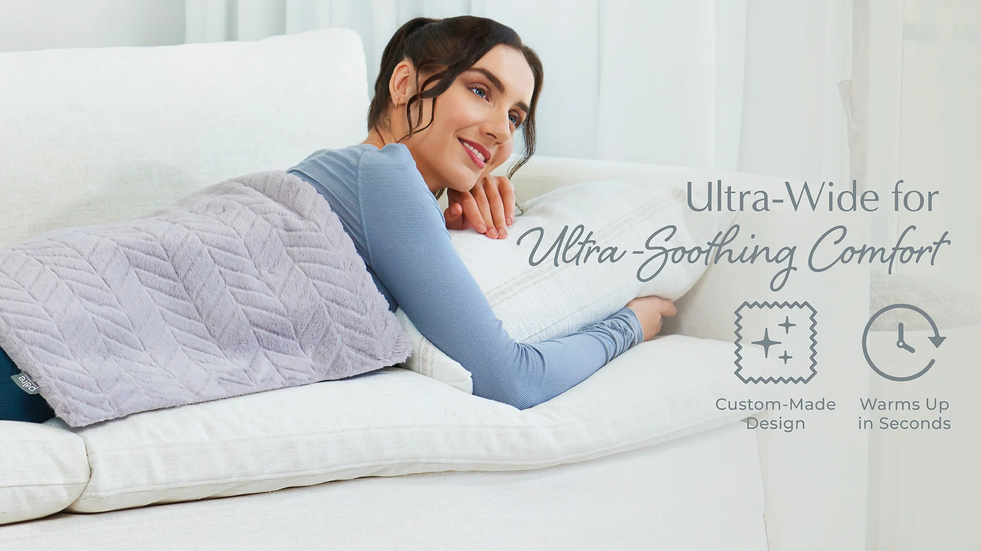 PureRadiance™ Ultra-Wide Luxury Heating Pad | Pure Enrichment®