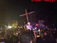 مظاهرة تضامنية في باب شرقي و باب توما مع ذوي شهداء تفجير كنيسة مار الياس