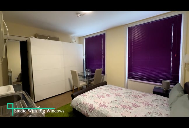 Sunny Double Studio Flat in South Kensington SW7 Main Photo