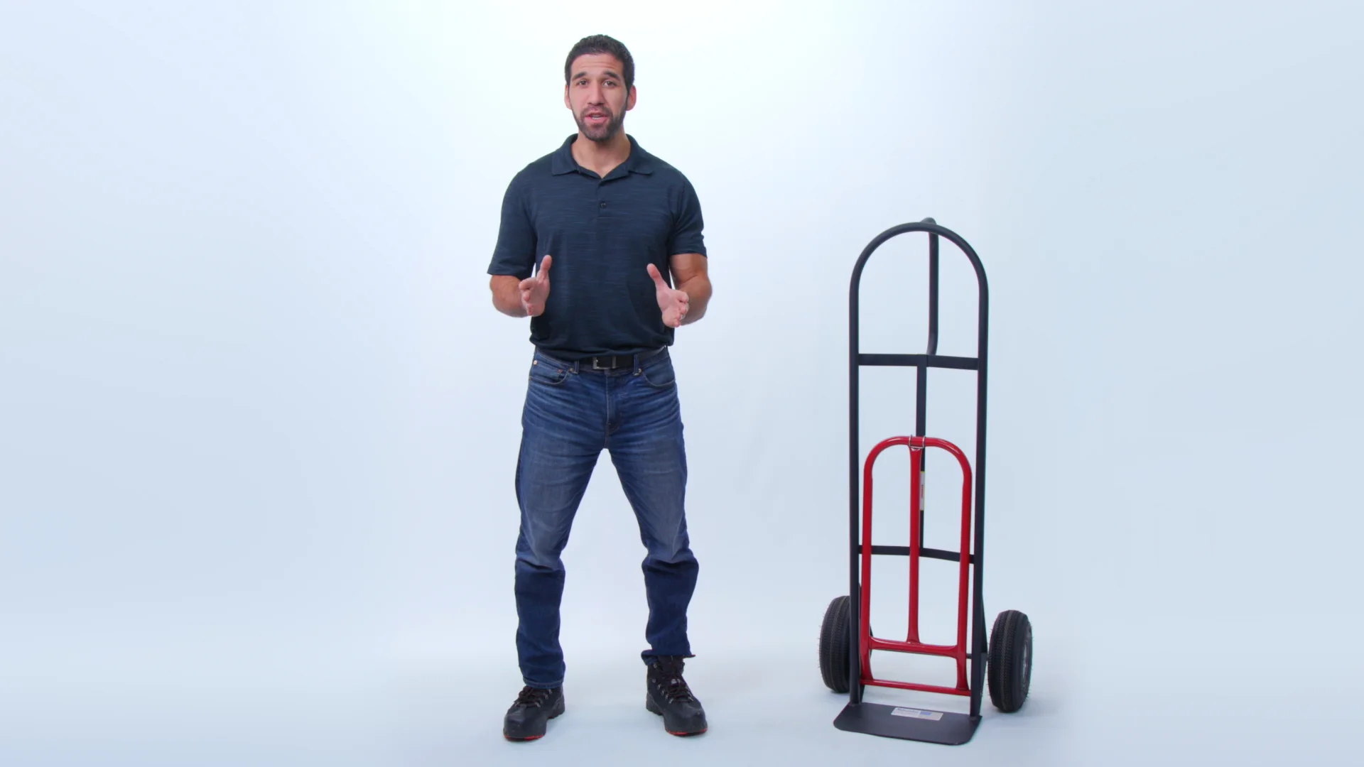 D-Handle Truck with Nose Plate Extension and 10
