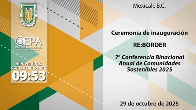 RE: BORDER 7a Conferencia Binacional Anual de Comunidades Sostenibles 2025