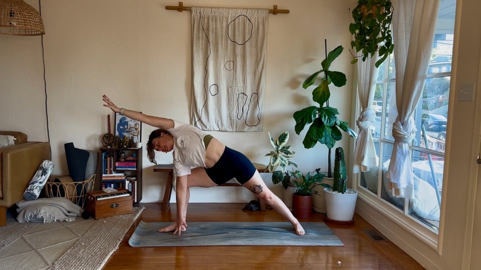 My Go-To Morning Flow, a 30-minute morning yoga class with Haley Havelock