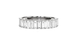 1.00 ct. t.w. Baguette Lab-Grown Diamond Ring in Sterling Silver