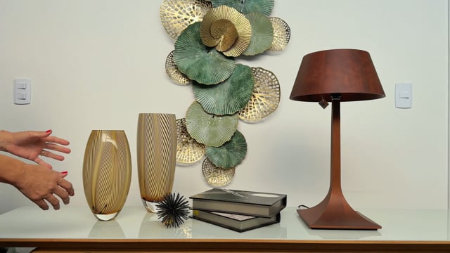 Par de Vasos 54 e 55 MS Fenício Âmbar Leitoso