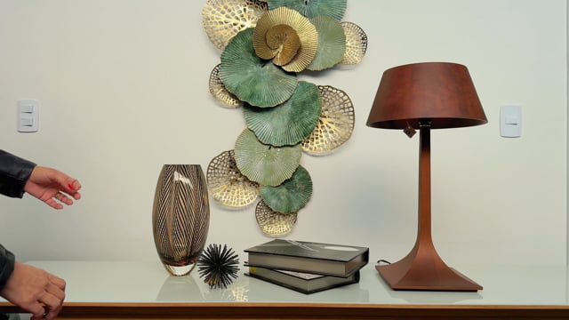 Vaso 54 MS Fenício Âmbar Transparente