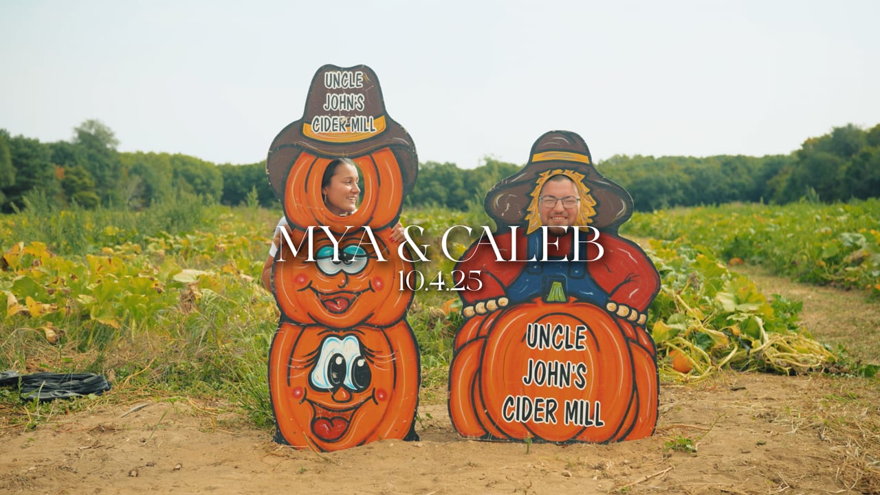 Mya and Caleb Michigan wedding highlight film October 2025