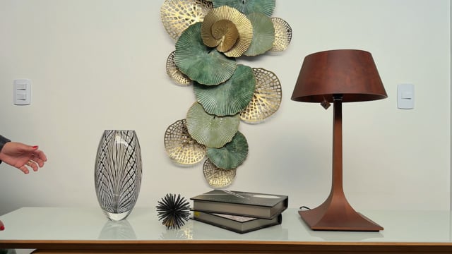 Vaso 54 MS Fenício Preto e Branco