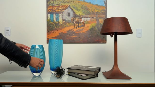 Vaso 55 MS Fenício Água-marinha