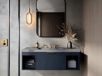 G1 Summit in Admiral Blue with Basalt Fireclay Top