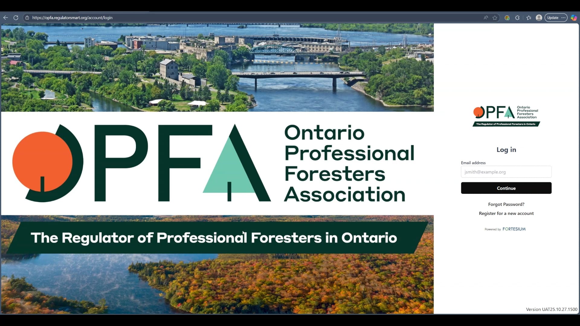 OPFA Portal Orientation - Annual Renewal