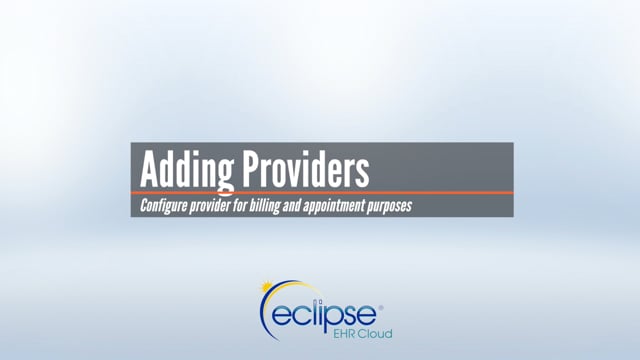 Adding a Provider
