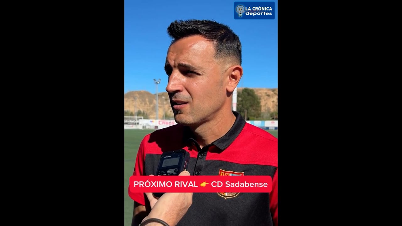 LA PREVIA / CD Sadabense - UD Fraga / DAVID GIMÉNEZ (Entrenador Fraga) / Jor. 8 - Preferente Gr 1