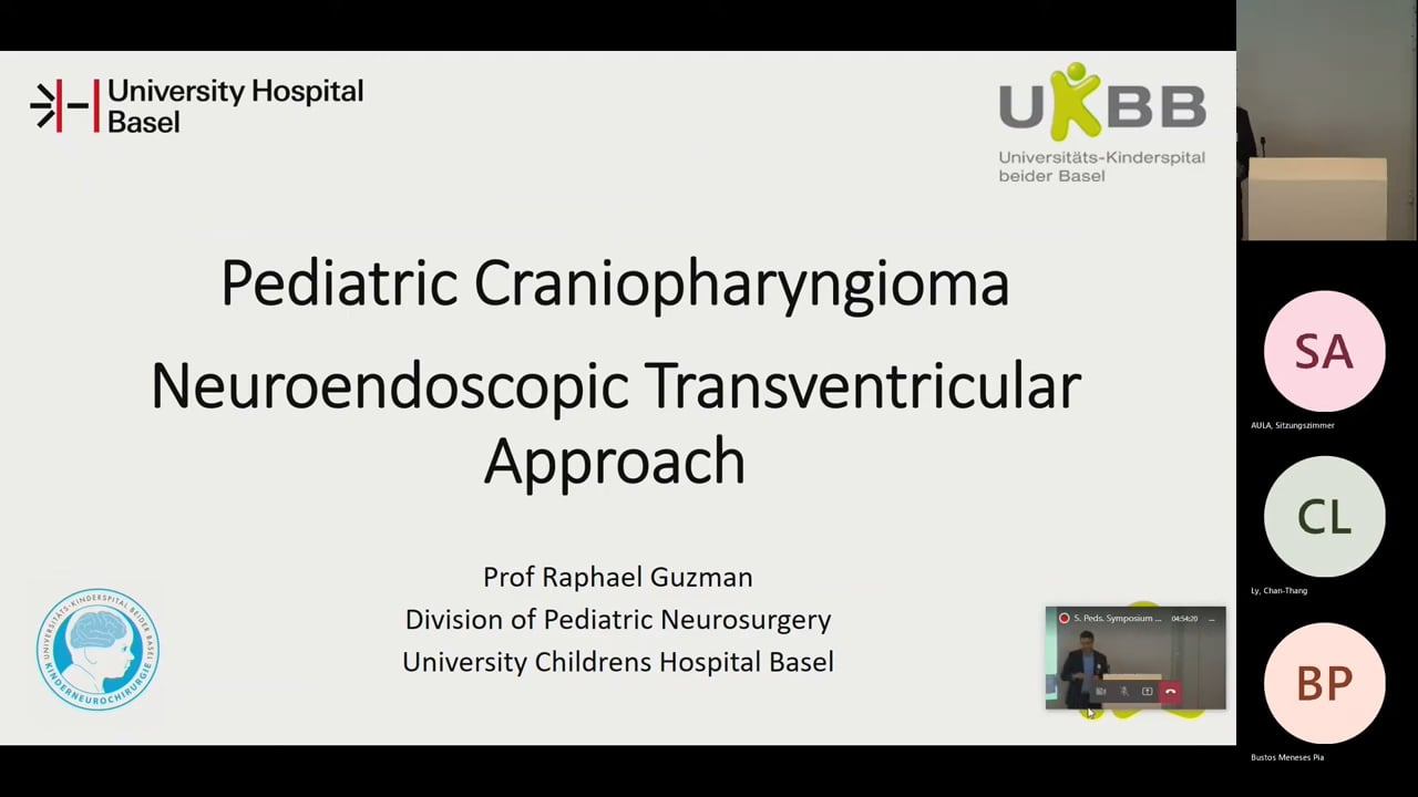 Pediatric Craniopharyngioma – Neuroendoscopic Transventricular Approach