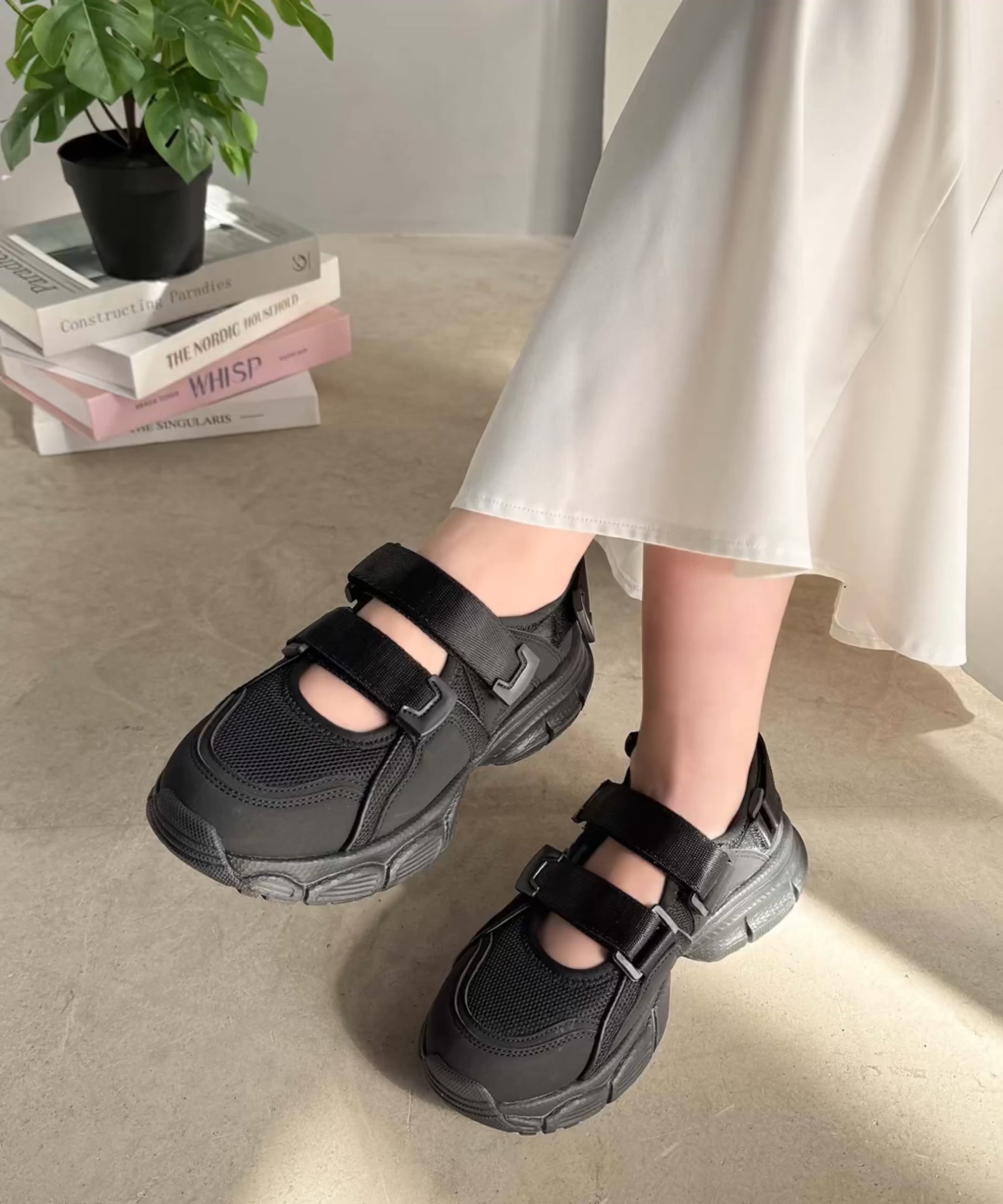 JaVa ジャバコラボ》大人カジュアルアップ。ベルクロバルキー