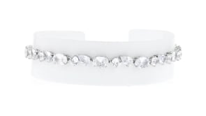 Rhodium-Plated Bracelet with 10.35 ct. t.w. CZs