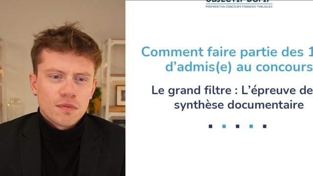 Comment être l'un(e) des 10% d'admis(e)s  au concours ?