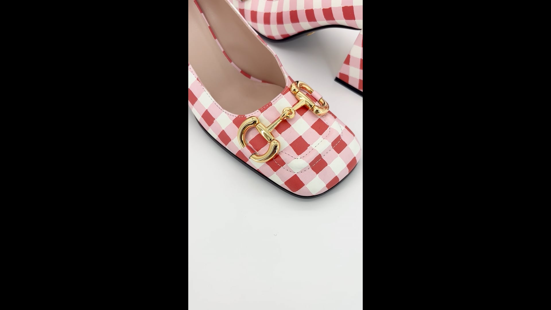 Gucci Baby Horsebit Ken Scott Garden Checkered Platform  display picture 1