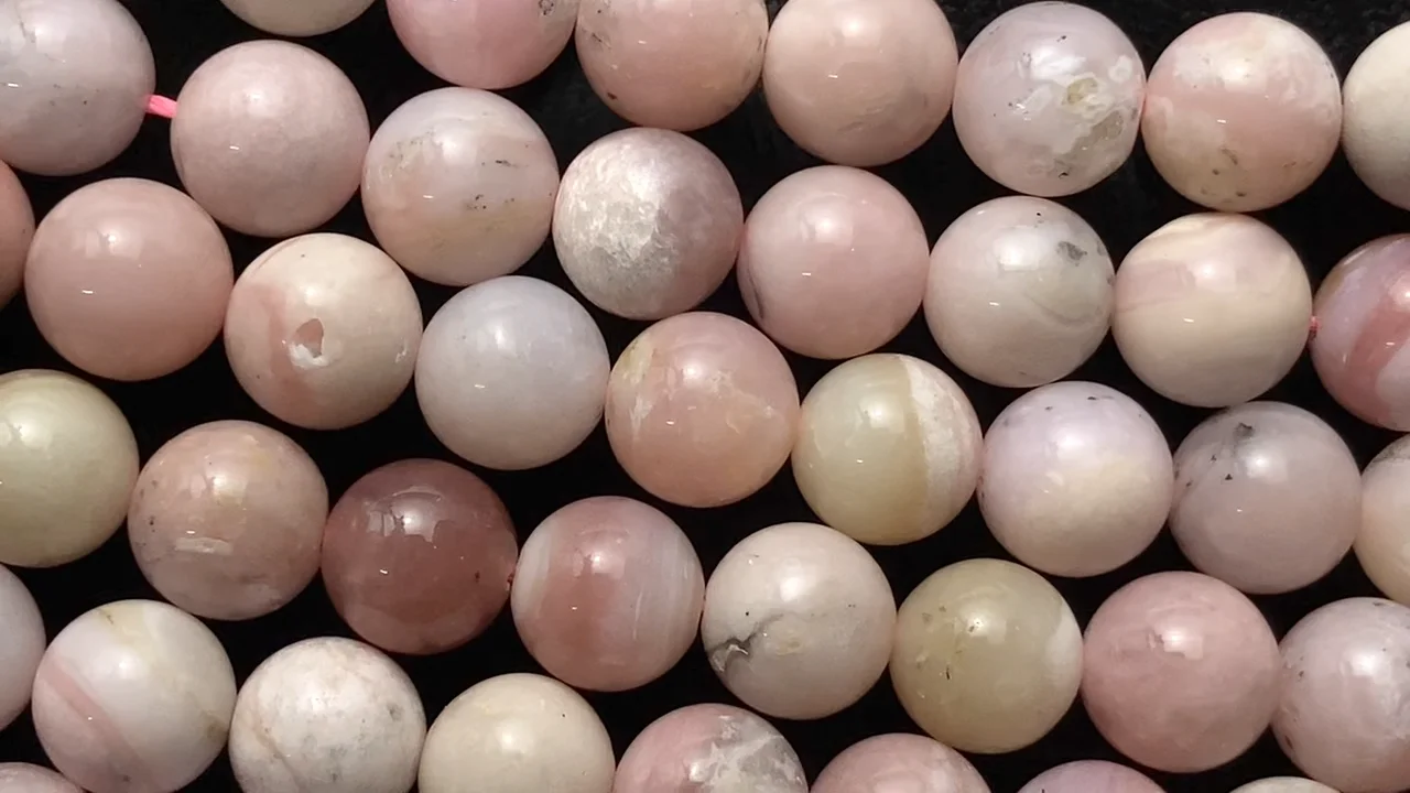 ピンクオパール ラウンド8mm ｜天然石ビーズの卸問屋・通販ケンケン