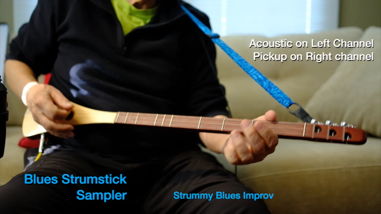 Blue　McNally STRUMSTICK　3弦ギター Limited Edition Strumsticks - Strumstick.com