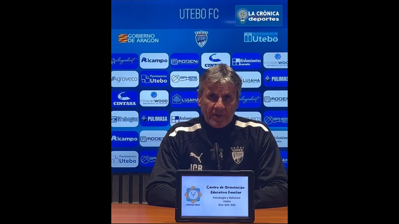 LA PREVIA / UD Logroñés - Utebo FC / JUAN CARLOS BELTRÁN (Entrenador Utebo) Jor. 9 - Segunda Rfef Gr2 / Fuente: Facebook Utebo