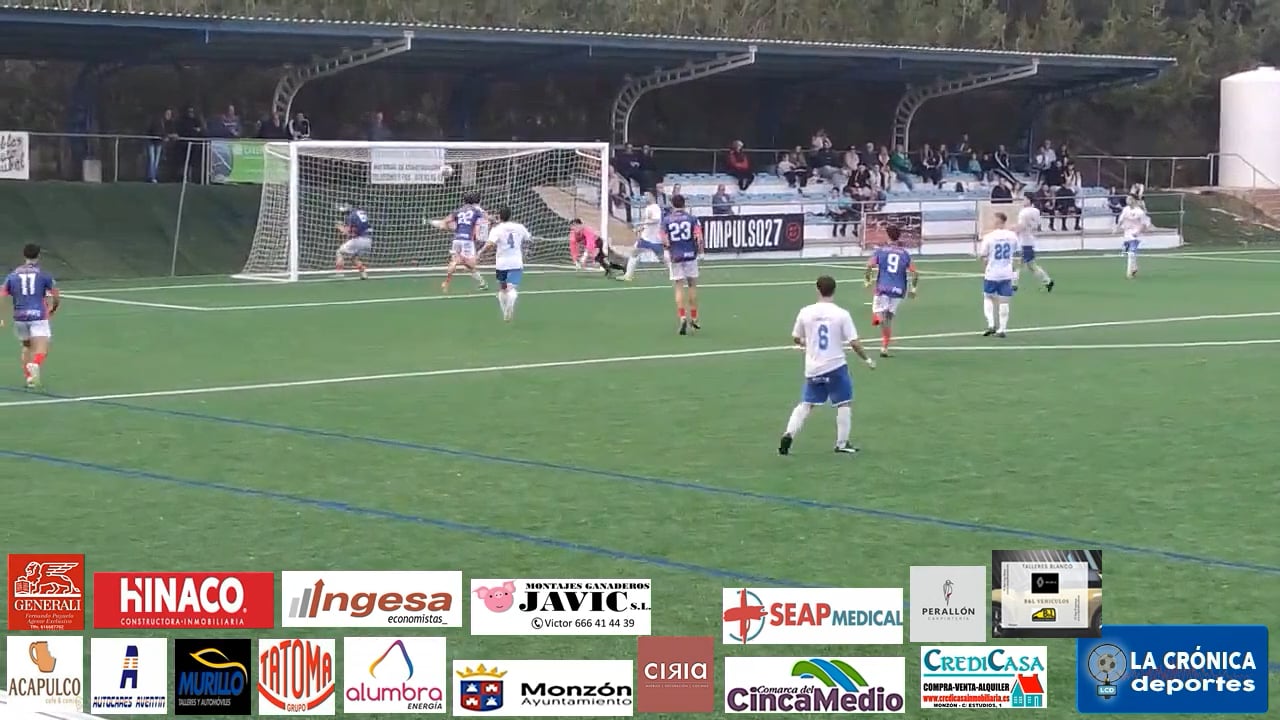 (RESUMEN y GOLES) Belchite 97 0-3 At.Monzón Alumbra / J 9 / 3ª RFEF