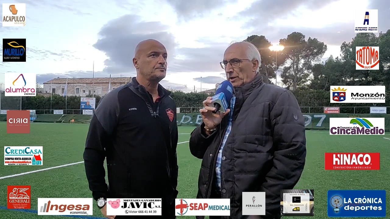 ISMAEL MARIANI (Entrenador Monzón) Belchite 97 0-3 At.Monzón Alumbra / J 9 / 3ª RFEF