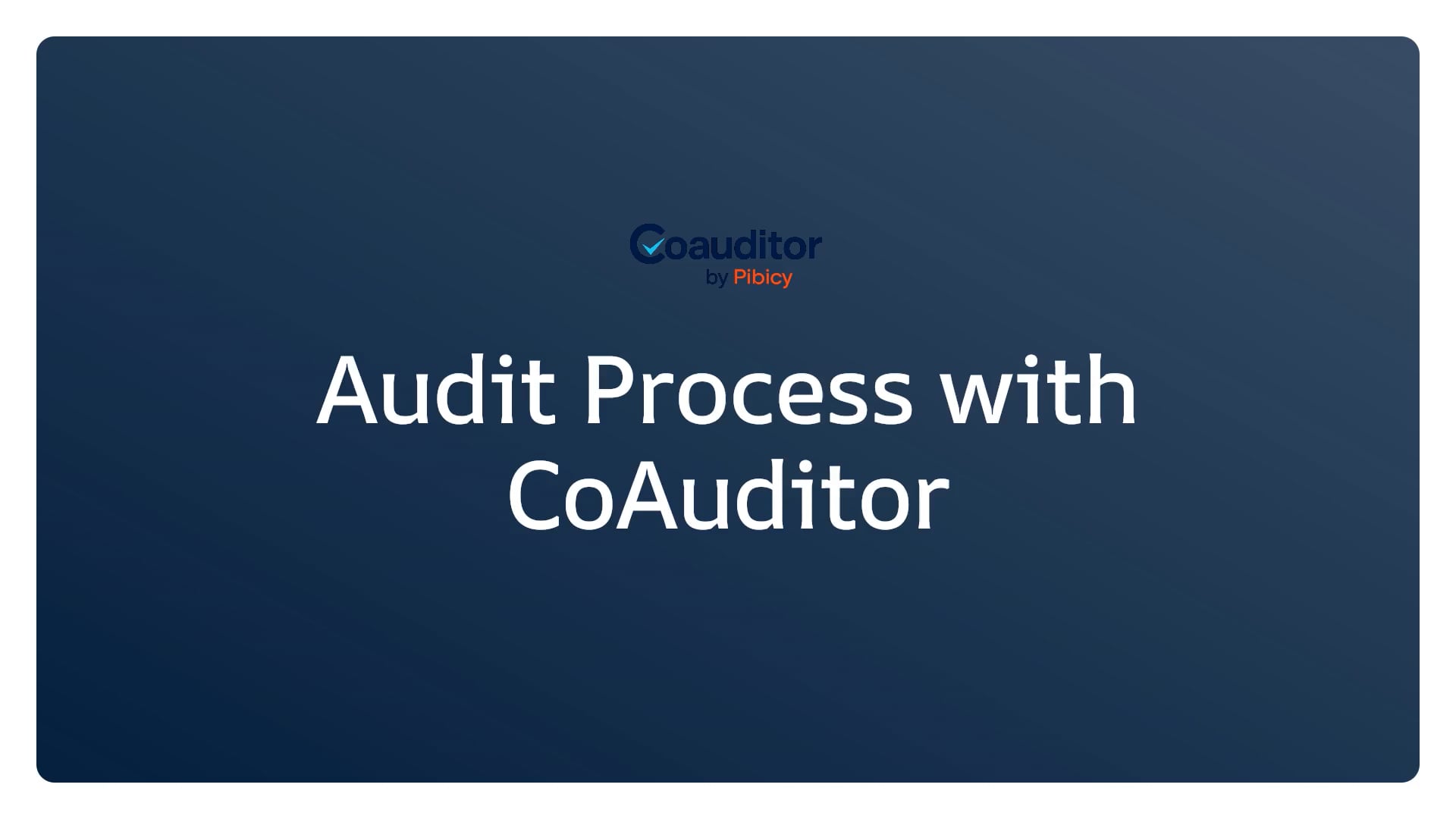 Audit Process with Coauditor AI | Videos & Movies on Vimeo