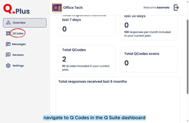 Create a New QCode for Service Review