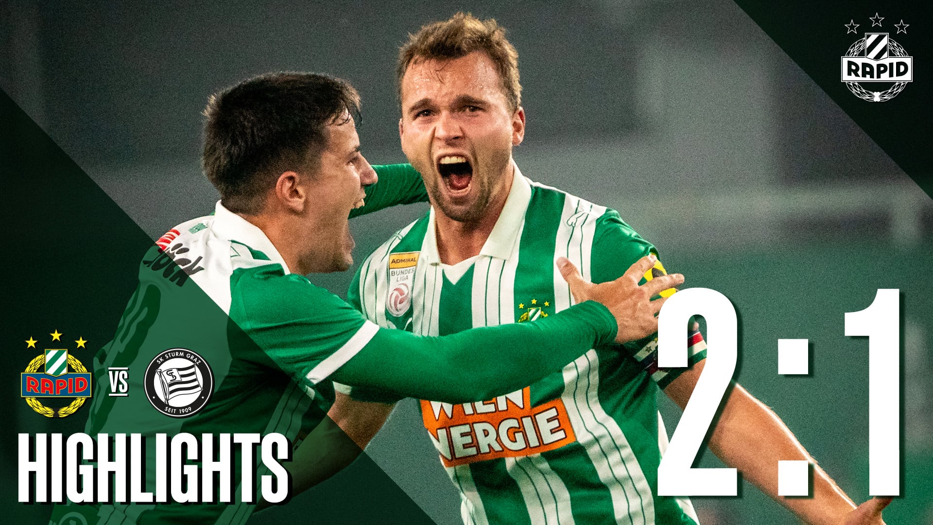 Highlights: SK Rapid – SK Sturm Graz | 2.11.2025