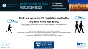 Real-time symptom-ICP correlation enabled by long-term home monitoring-Sang Ho Kim