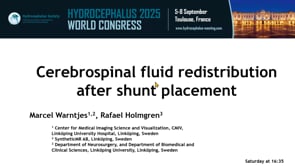 Cerebrospinal fluid redistribution after shunt placement-Marcel Warntjes