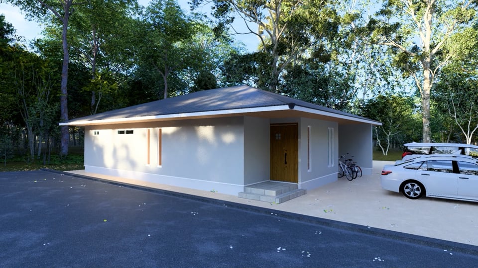 Single-story new construction plan