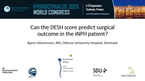 Can the DESH score predict surgical outcome in the iNPH patient?-Bjarni Johannsson
