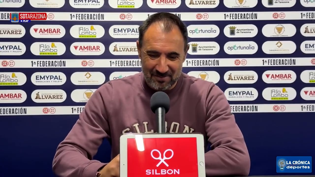 JUANMA BARRERO (Entrenador Tarazona) SD Tarazona 0-0 UD Ibiza / J10 - 1ª RFEF G2 / Fuente: SD Tarazona 