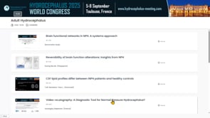 Video-oculography:A Diagnostic Tool for Normal Pressure Hydrocephalus?-Stephane Goutagny