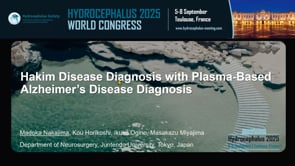 Hakim Disease Diagnosis with Plasma-Based Alzheimer's Disease Diagnosis-Madoka Nakajima
