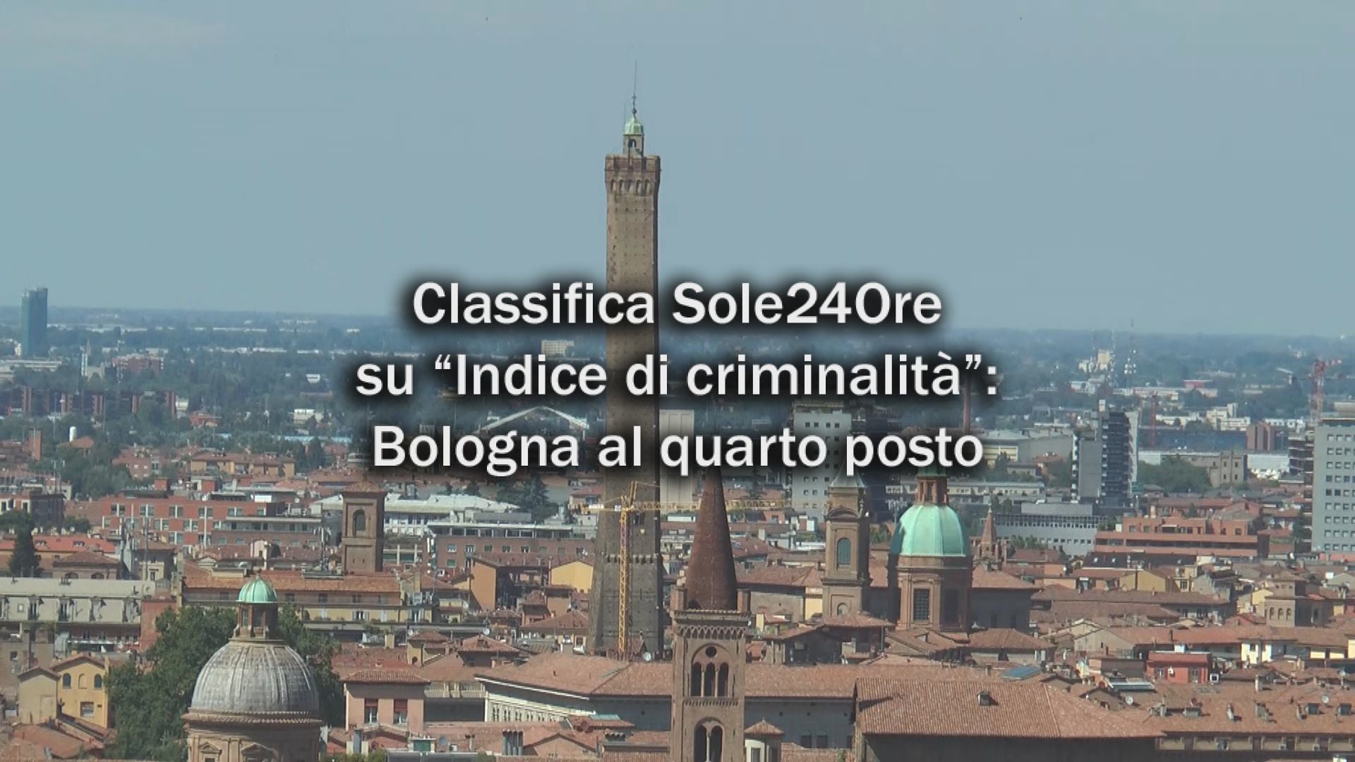 Criminalità, classifica de “Il Sole 24 Ore”: Bologna al quarto posto