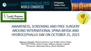 Awareness, screening and free surgery around international spina and hydrocephalus day on October 25,2023-Mamam Y Broalet