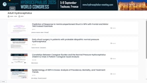 Prediction of Response to Ventriculoperitoneal Shunt(VPS)in iNPH with Frontal and Motor TMS Evoked Potentials-Sharon Hassin-Baer