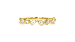 .33 ct. t.w. Lab-Grown Diamond Ring in 18kt Gold Over Sterling