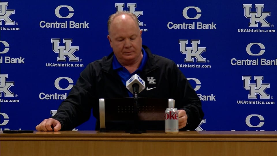 VIDEO:  Coach Mark Stoops Previews Saturday Night's UK-Florida Game