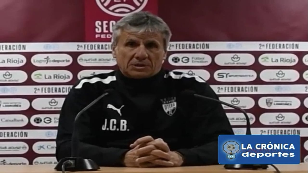 JUAN CARLOS BELTRÁN (Entrenador Utebo) / UD Logroñés 3-1 Utebo FC / Jor. 9 - Segunda Rfef Gr2 / Fuente: Facebook Utebo