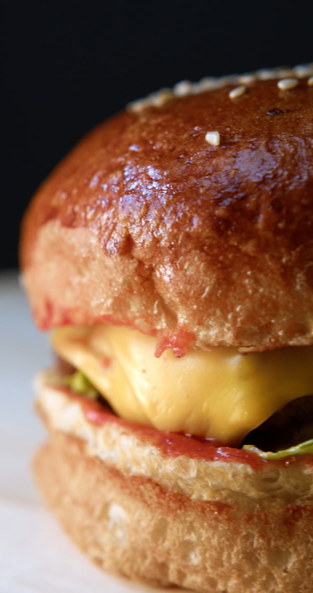 Un burger alléchant