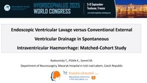 Endoscopic Ventricular Lavage versus Conventional External Ventricular Drainage in Spontaneous Intraventricular-Tomas Radovnicky