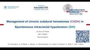 Management of chronic subdural hematomas (CSDH) in Spontaneous intracranial hypotension (SIH)-Amir El Rahal